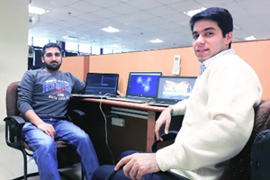 Innefu Labs co-founders Tarun Wig (right) and Abhishek Sharma