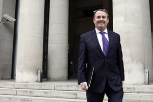 Fox, who is in charge of negotiating trade deals for the UK once it officially leaves the European Union (EU), was recorded by The Times when he was addressing Conservative party activists at a "Conservative Way Forward" event on. (Reuters)