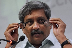 In 2012, while campaigning for the state Assembly polls, Manohar Parrikar had made a famous 100-minute speech arguing how English as a medium of instruction was affecting the local culture. (Source: IE)