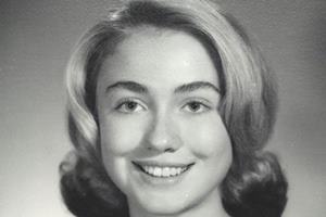 Hillary Clinton in 1969, when she was in Wellesley College. (Instagram)