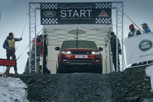 Range Rover Sport and a ski course. What happens next?