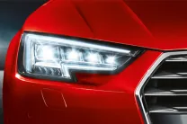  The LED headlamps offer impressive illumination and good all around visibility. 