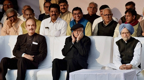 lal krishna advani, ananth kumar, advani, advani attacks bjp, advani on modi, sumitra mahajan, arun jaitley, rajya sabha, narendra modi, lok sabha, parliament, lk advani, demonetisation, noteban, demonetisation debate, demonetisation news, demonetisation parliament, why parliament is not functioning, bjp, nda, congress, sp, bsp, arvind kejriwal, financial express