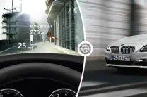  The Heads-up Display in the BMW 6 Series Gran Coupe provides all the necessary information to the driver without him or her taking their eyes off the road 