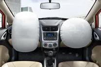  The dual front airbags offered on the higher versions of the Chevrolet Sail Hatchback add to the safety factor. 
