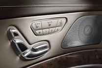  The rear reclining seat with memory function adds to the comfort of the rear passenger in the Mercedes Maybach S-Class 