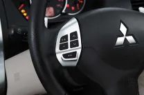  The steering mounted controls ease the operation of audio and telephony while driving the Mitsubishi Pajero Sport 