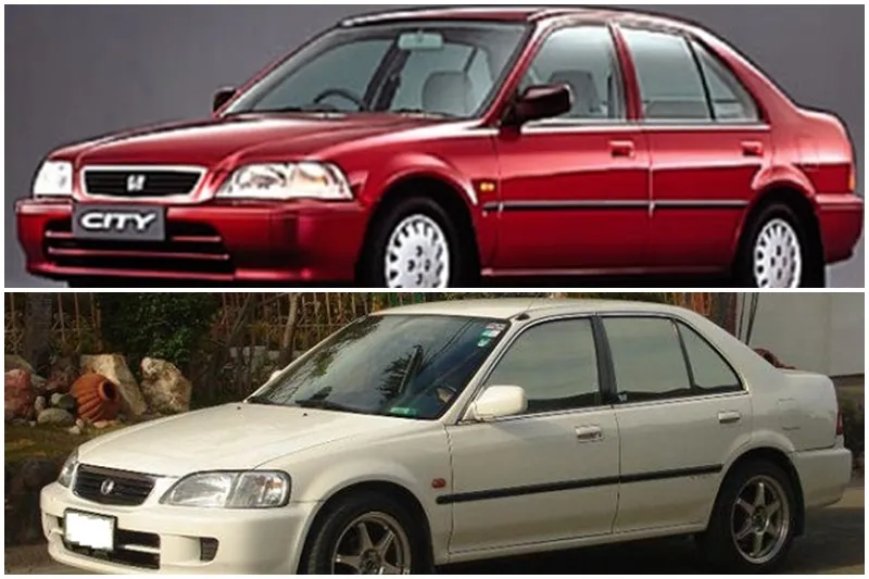 The first car was based on the sixth generation Honda Civic. The City was also the first in its segment to come with an optional automatic. And after a facelift, it was given variable valve timing tech - Honda’s VTEC. It was quite a fast car in its time. The engine produced 100 PS and the car weighed under 1000kg. It could do 0-100 kmph in about 10 seconds. (Image: autoworld and cartoq)