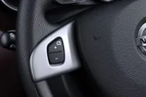  The Nissan Terrano is offered with steering mounted controls for audio and Cruise Control. 