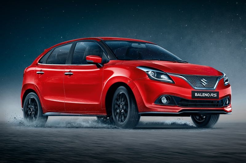 Maruti Suzuki Baleno RS 1.0: The Baleno RS comes with a 998 cc engine producing 101 bhp at 5500 rpm and 150 Nm at 1700 rpm, and is paired with a five-speed manual gearbox. Price: Rs 8.57 lakh (ex-showroom, Delhi). <strong>Also read:</strong> <a href="https://www.financialexpress.com/auto/reviews/maruti-suzuki-baleno-rs-review-is-maruti-suzukis-debut-in-the-performance-segment-good-enough/576810/">Maruti Suzuki Baleno RS review, is Maruti Suzuki’s debut in the performance segment good enough?</a>