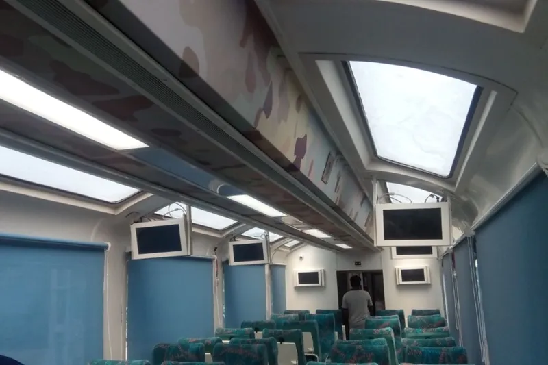 indian railways, suresh prabhu, Visakhapatnam araku valley, vistadome, vistadome glass roof, irctc, indian railways news, passenger, passenger train, infrastructure, infrastructure india