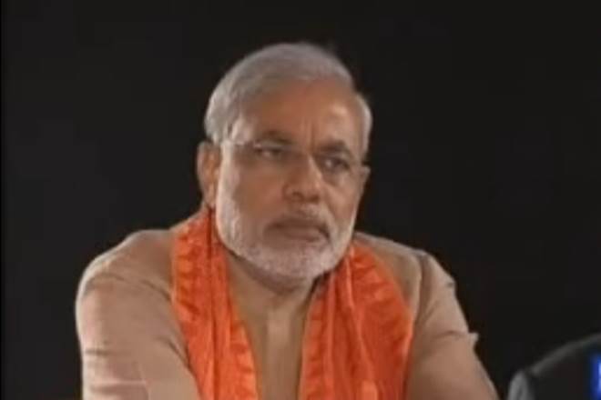 Narendra Modi shed his dimplomatic stance to give an uncharacteristically cutting reply during an interiew with Prabhu Chawla .(You Tube/Aaj Tak)