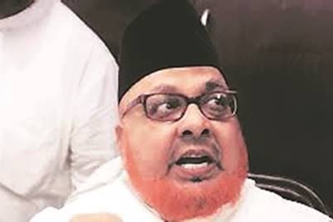 In a news conference at the Press Club of Kolkata, the Shahi Imam said, "If any Muslim joins or works for RSS and BJP then we will punish them..." (Source: IE)