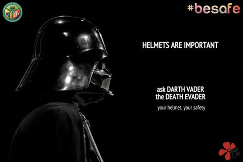 Bengaluru police and Star Wars’ Darth Vader spread the message on road safety