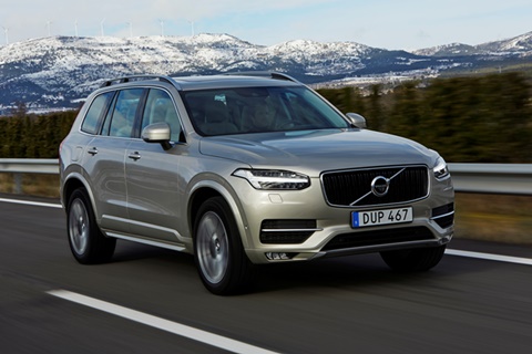 The new Volvo XC90 D5 driven in Tarragona, Spain