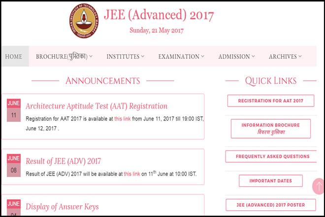 JEE advanced, JEE advanced topper, JEE advanced topper 2017, IIT JEE Advanced Results, JEE Advanced Results 2017, results.jeeadv.ac.in, jee advanced result, JEE advanced topper Sarvesh Mehtani, JEE topper, JEE topper 2017, jeeadv.ac.in, jeeadv.nic.in, jee advanced result 2017, Mohan Abhyas, V Mohan Abhyas, Kaplit Veerwal, Akshat Chugh, jee advanced topped Akshat Chugh, Sunil Kumar, Nitin Diwakar,