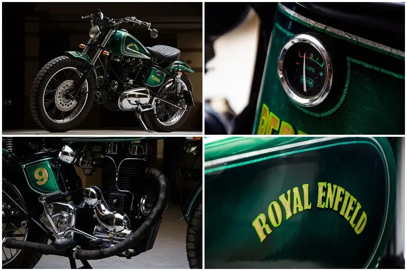 Gunmaster G2: This Royal Enfield Buller G2 had been ageing and had outdated parts. Eimor resurrected the motorcycle to full health and better. It was given a new gear box, all shocks were changed to new model hydraulics with front disk brakes and new stock wheels with spokes. The body design has been kept simple so as to keep weight low. The electricals were reworked, and the engine has been half painted and half of it has been given the chrome treatment. We did a piece on eth Gunmsater G2 previously, <a href="https://www.financialexpress.com/auto/bike-news/this-customised-royal-enfield-bullet-gunmaster-g2-looks-awesome/622230/">read all about it here</a>