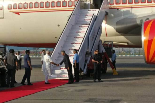 PM Narendra Modi emplaned for Portugal, after which he shall visit USA and Netherlands for important bilateral visits.