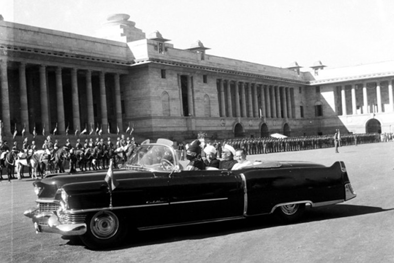 Mercedes Benz wasn't always the first choice for a presidential car. India’s first president Rajendra Prasad’s official car was a Cadillac convertible imported from the US. (Image: Cartoq)