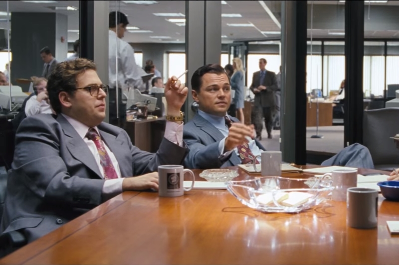 As their status grows, so do the amount of substances they abuse, and so do their lies. They draw attention like no other, throwing lavish parties for their staff when they hit the jackpot on high trades. That ultimately leads to Belfort featured on the cover of Forbes Magazine, being called ‘The Wolf Of Wall Street’.