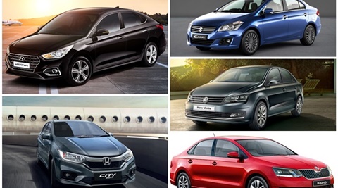 2017 Hyundai Verna vs Honda City vs Maruti Suzuki Ciaz vs Volkswagen Vento vs Skoda Rapid: specs, features, price