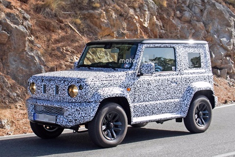2018 Suzuki Jimny spied, possible replacement for Maruti Suzuki Gypsy