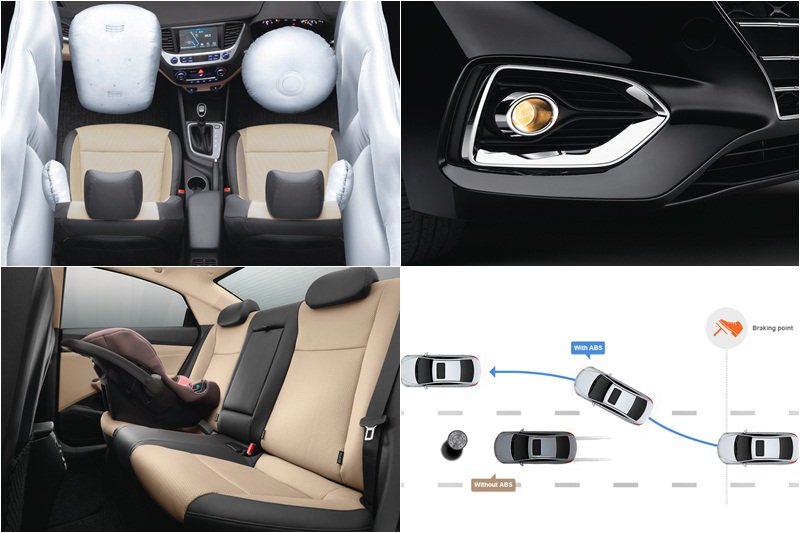 The car also gets a host of safety features such as ISOFIX, dual front airbags, ABS (Antilock Braking System) with EBD (Electronic Brakeforce Distribution) as standard along with impact sensing auto-door lock and cornering lamps. Overall, the safety factor has been taken care of nicely in the new Verna and that is something we have come to associate with Hyundai over the last few years.
