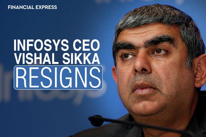Vishal Sikka, Vishal Sikka resigns, Vishal Sikka live, Vishal Sikka live updates, Vishal Sikka resigns live updates, Vishal Sikka resignation live updates, sikka, sikka resigns, infosys ceo quits, infosys ceo visha sikka resigns, infosys ceo resigns, infosys ceo visha sikka resigns live, infosys ceo visha sikka resigns live updates, infosys share live, infosys share live updates, stock market live updates, stock market live, business news, latest news