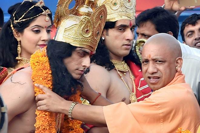 yogi adityanath in ayodhya, adityanath ayodhya visit, adityanath on ram mandir, ram mandir yogi adityanath