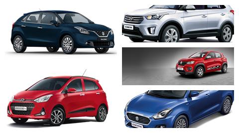 Top ten selling passenger vehicles in first 6 months of FY 2017-18