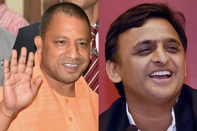 Yogi Adityanath photo, Taj Mahal row, Akhilesh Yadav barbs, yogi adityanath agra visit, Samajwadi Party chief Akhilesh Yadav,  BJP MLA Sangeet Som