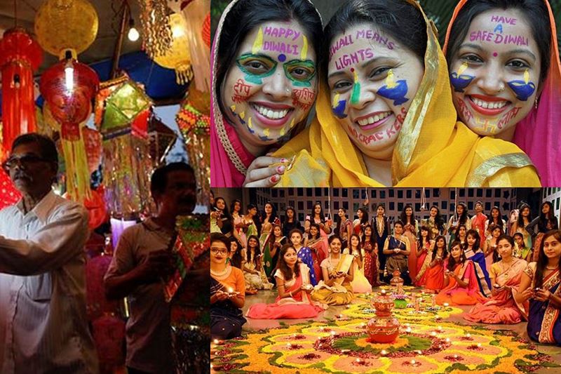 diwali, diwali 2017, diwali across india, diwali celebration pics, diwali celebration, rangoli