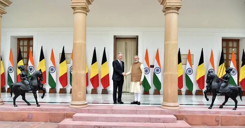 pm narendra modi, pm modi, modi, Belgium, belgian King Philippe, Belgian royals visit India, Rashtrapati Bhavan, Queen Mathilde