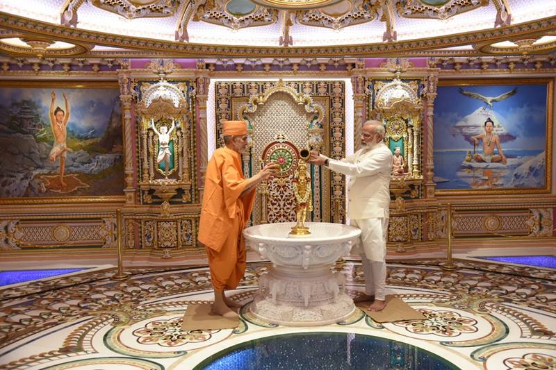 Gandhinagar Akshardham Temple, Akshardham Temple, Akshardham Temple silver jubilee, pm narendra modi, pm modi, modi, modi in gujarat, gujarat, Akshardham pics