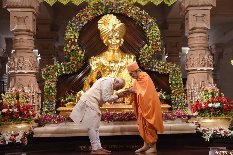 Gandhinagar Akshardham Temple, Akshardham Temple, Akshardham Temple silver jubilee, pm narendra modi, pm modi, modi, modi in gujarat, gujarat, Akshardham pics