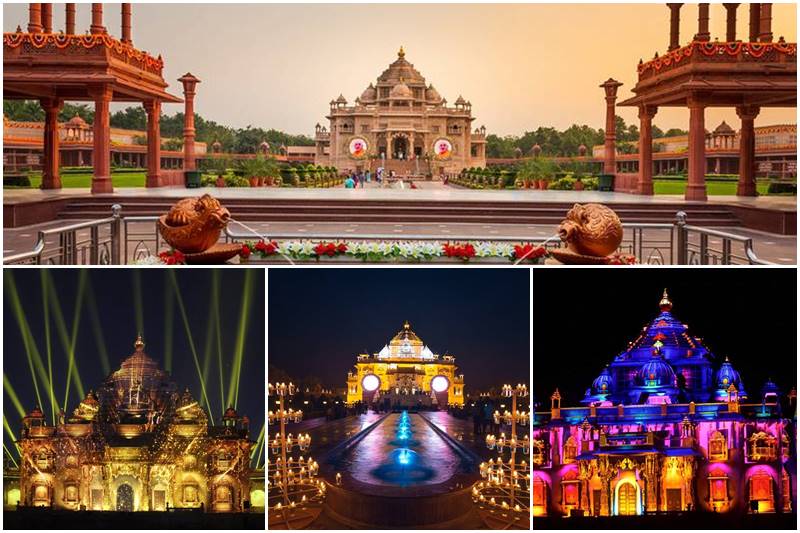 Gandhinagar Akshardham Temple, Akshardham Temple, Akshardham Temple silver jubilee, pm narendra modi, pm modi, modi, modi in gujarat, gujarat, Akshardham pics