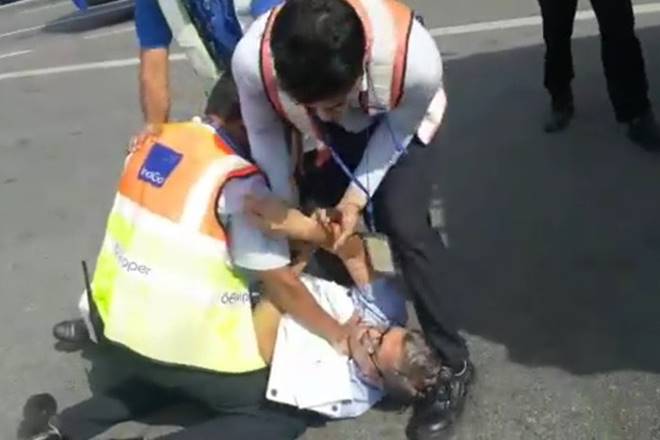 indigo incident video, indigo, indigo passenger, indigo ground staff, indigo brawl video, indigo airlines, Aditya Ghosh