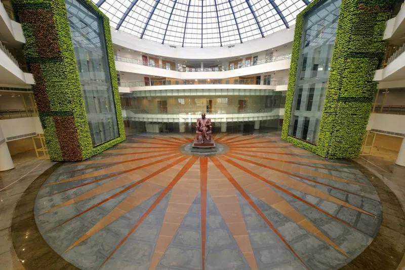 PM Modi, Ambedkar International Centre, Ambedkar International Centre photos, Dr Ambedkar International Centre, Ambedkar Centre, Delhi, Prime Minister Narendra Modi, Socio-Economic Transformation, research centre, Buddhist, architecture