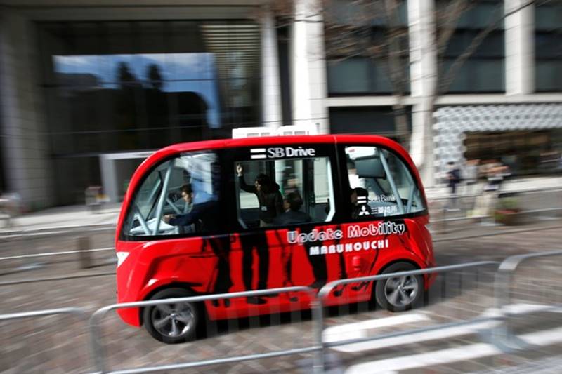 navya arma, Japan, SoftBank, Mitsubishi Estate, self-driving bus, autonomous vehicle, driverless, electric vehicle, japan, technology