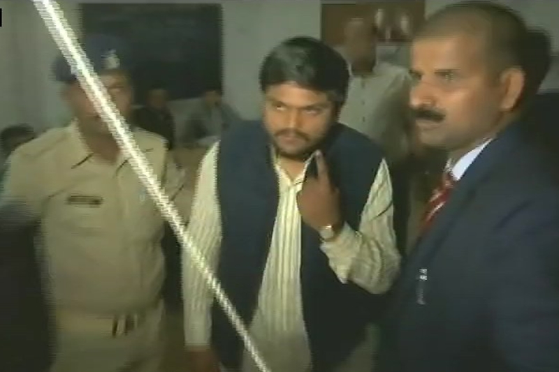 Patidar agitation crusader and PAAS leader Hardik Patel cast his vote in Viramgam. He led an aggressive campaign against the BJP and joined hands with Congress President elect Rahul Gandhi in a bid to defeat Narendra Modi. However, he didn't join Congress. (Source: ANI)