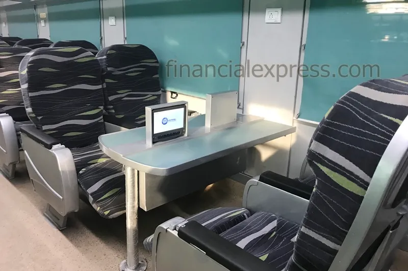 Anubhuti coaches with aircraftlike features to replace Shatabdi 1stAC
