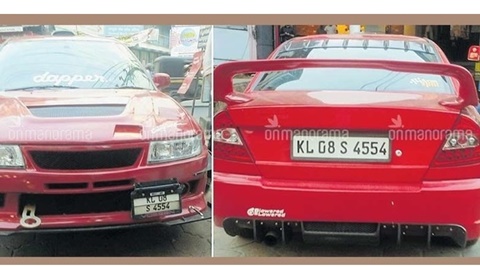 Mitsubishi Lancer to Ferrari: A curious case of the Kerala Police crack down on modified car