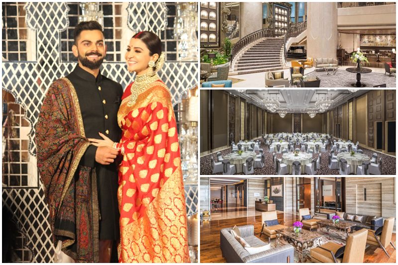 anushka virat mumbai reception, anushka virat st regis, st regis mumbai, astor ballroom, anushka virat mumbai reception pictures, st regis lower parel