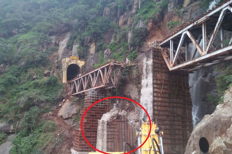 Indian Railways repairing India’s highest broadgauge freight line on a