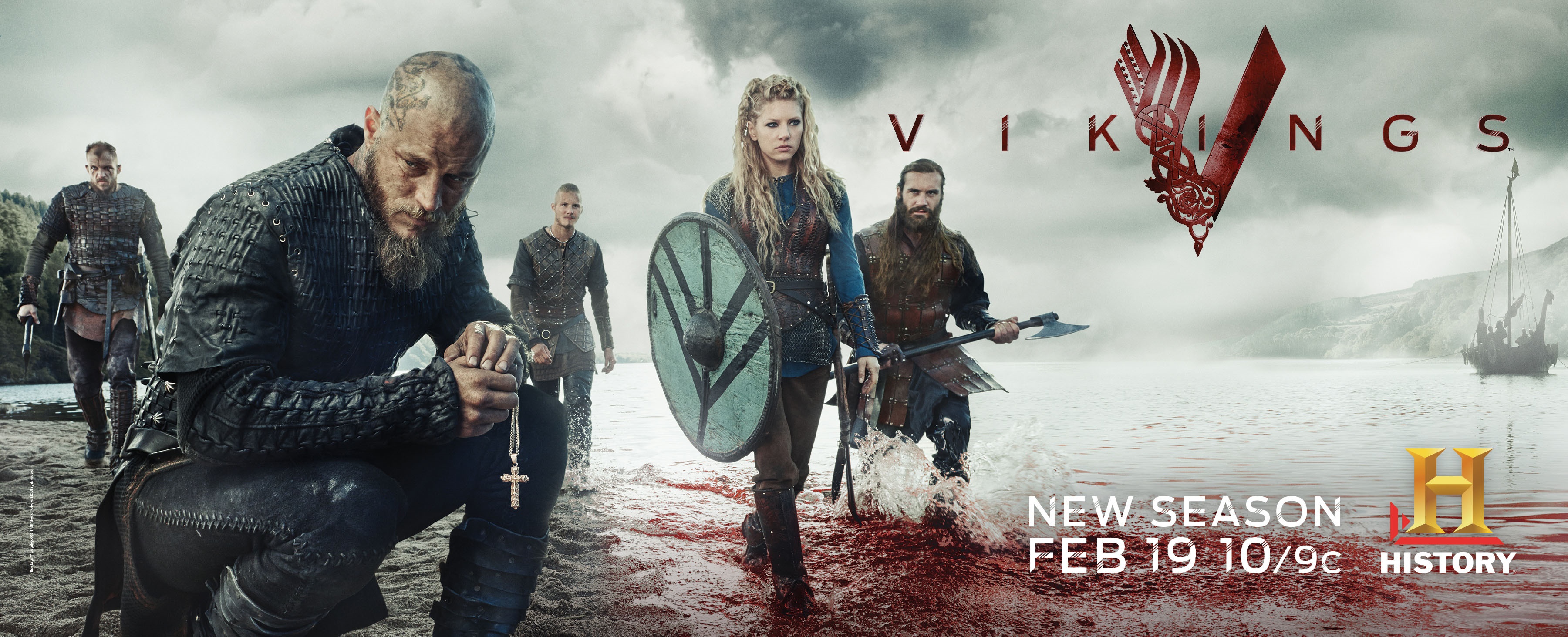 Rank 6- Vikings - This is a historical drama television series based in Ireland written and created by Michael Hirst. It is inspired by the sagas of Viking Ragnar Lothbrok.