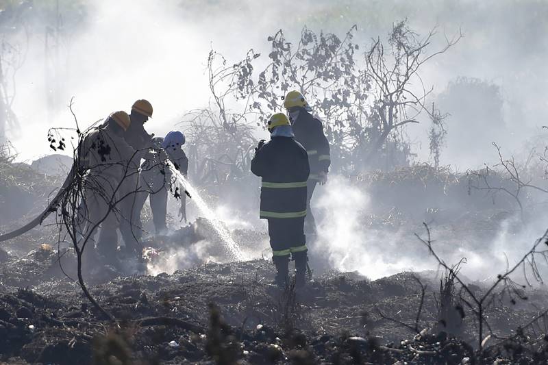 Bengaluru Mayor R Sampath Raj said the fire seems to be an outcome of the accumulation of chemicals. (PTI Photo)
