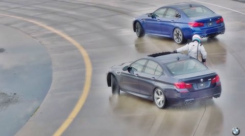 Watch Video: BMW refuels an M5 mid-drift to break Guinness World Record for longest drift!