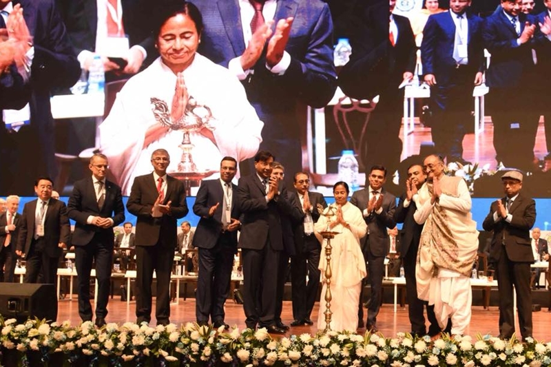 mamata banerjee, bengal global business summit, BGBS 2018, west bengal, bengal means business, bengal business summit, biswa bengal summit, mukesh ambani, lakshmi mittal, west bengal industry