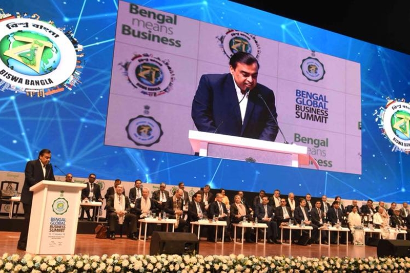 mamata banerjee, bengal global business summit, BGBS 2018, west bengal, bengal means business, bengal business summit, biswa bengal summit, mukesh ambani, lakshmi mittal, west bengal industry