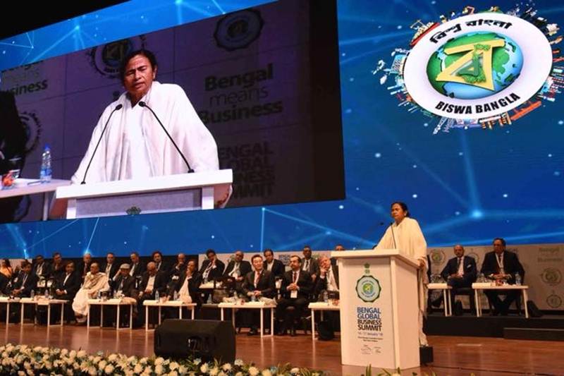 mamata banerjee, bengal global business summit, BGBS 2018, west bengal, bengal means business, bengal business summit, biswa bengal summit, mukesh ambani, lakshmi mittal, west bengal industry